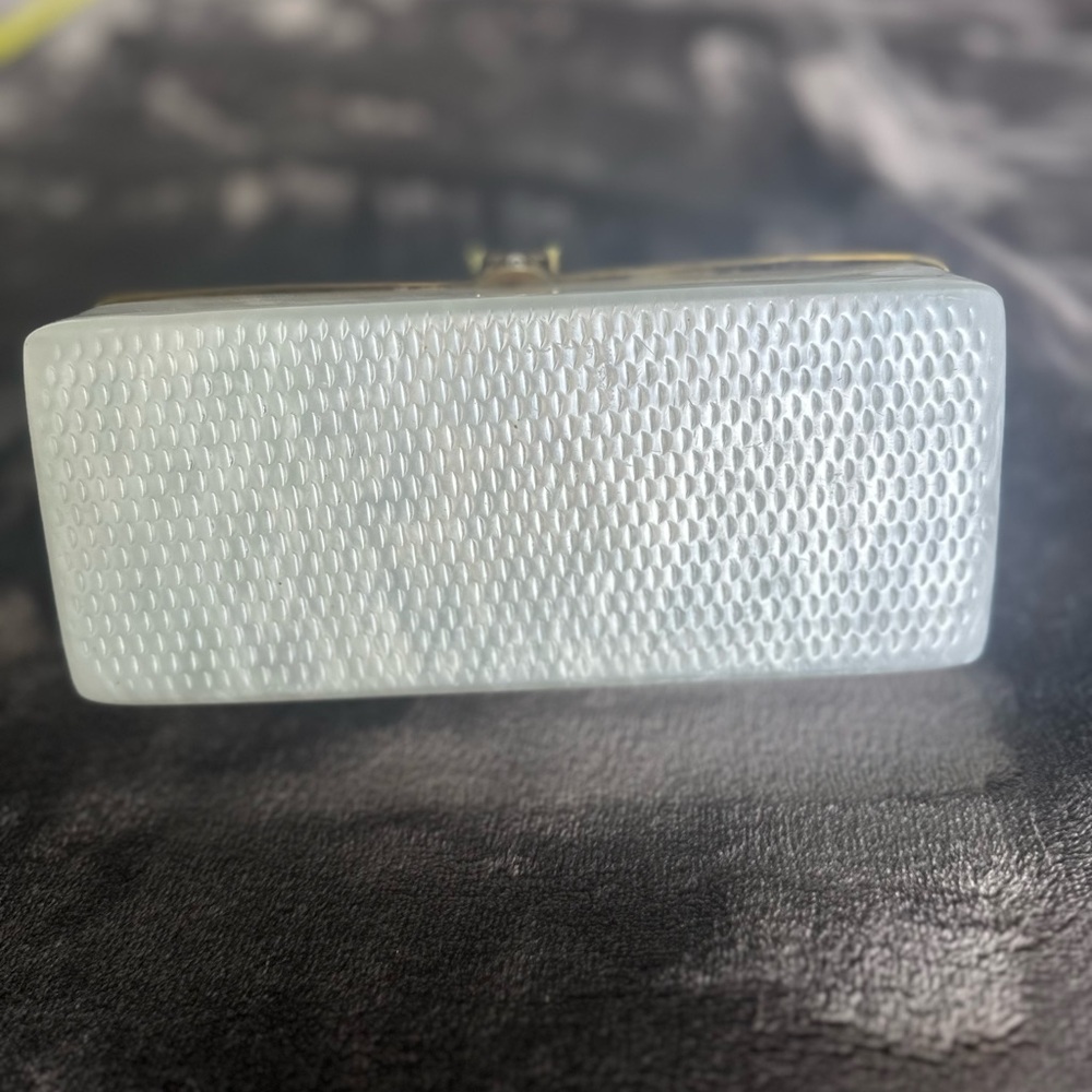 Vintage Dorset Rex Fifth Avenue White Mother Of Pearl And Lucite Retro 1960s Bag - Picture 3 of 5